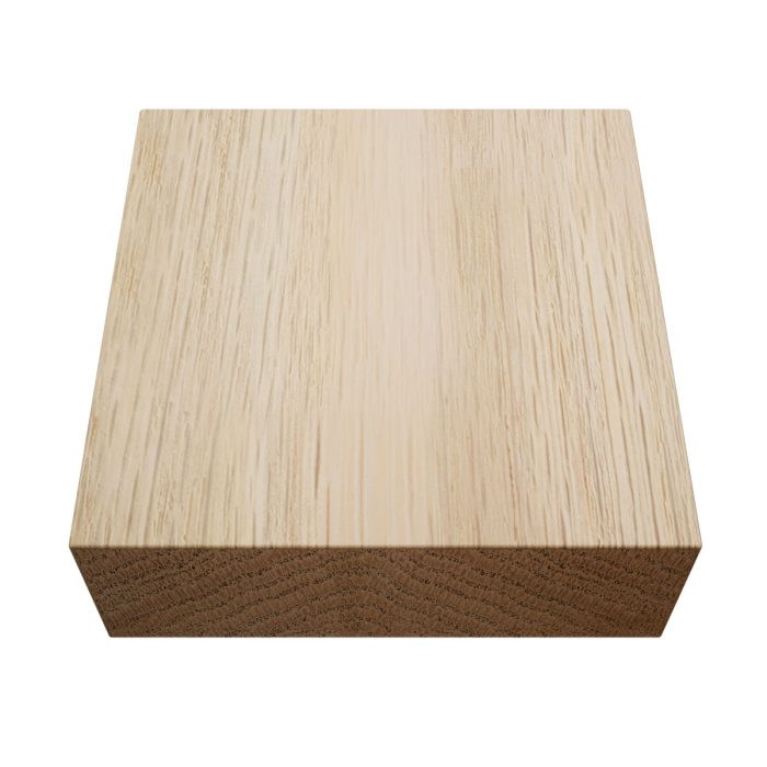 Ekena Millwork 2 1/2"W x 2 1/2"H x 7/8"P Americraft Solid Hardwood Stain Grade Standard Smooth Rosette with Squared Edge - Image 26