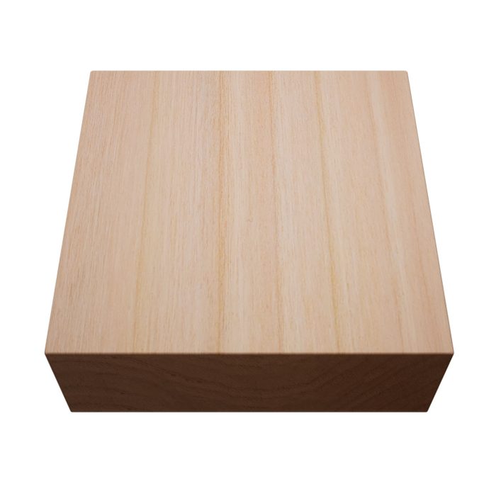 Ekena Millwork 2 1/2"W x 2 1/2"H x 7/8"P Americraft Solid Hardwood Stain Grade Standard Smooth Rosette with Squared Edge - Image 46