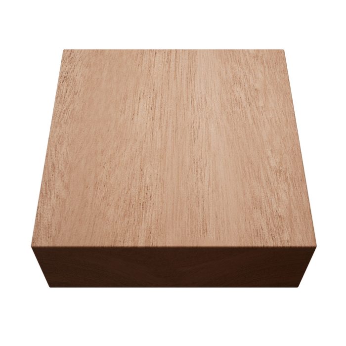 Ekena Millwork 2 1/2"W x 2 1/2"H x 7/8"P Americraft Solid Hardwood Stain Grade Standard Smooth Rosette with Squared Edge - Image 56