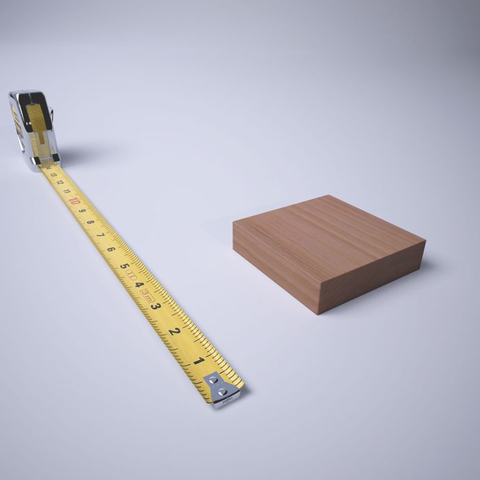 Ekena Millwork 3 1/2"W x 3 1/2"H x 7/8"P Americraft Solid Hardwood Stain Grade Standard Smooth Rosette with Squared Edge - Image 48