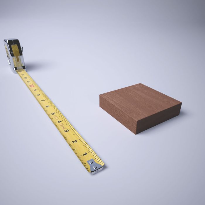 Ekena Millwork 3 1/2"W x 3 1/2"H x 7/8"P Americraft Solid Hardwood Stain Grade Standard Smooth Rosette with Squared Edge - Image 58