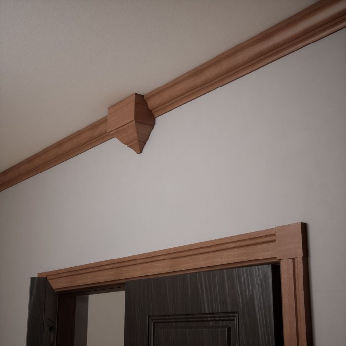 Ekena Millwork 3 1/2"W x 3 1/2"H x 7/8"P Americraft Solid Hardwood Stain Grade Standard Smooth Rosette with Squared Edge - Image 61