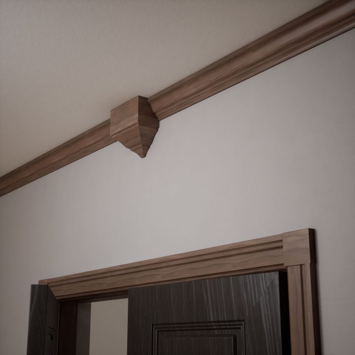 Ekena Millwork 3 1/2"W x 3 1/2"H x 7/8"P Americraft Solid Hardwood Stain Grade Standard Smooth Rosette with Squared Edge - Image 81