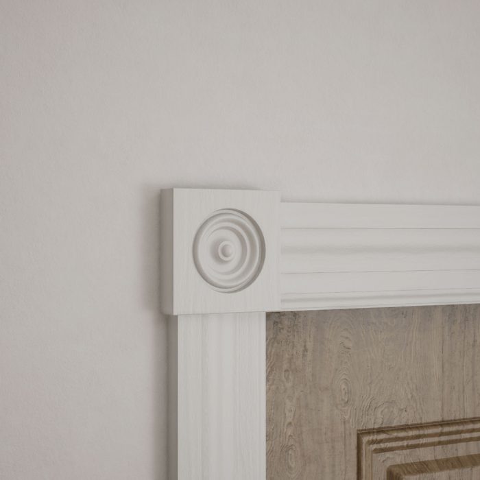 Ekena Millwork 3 1/2"W x 3 1/2"H x 7/8"P Americraft Solid Hardwood Stain Grade Standard Smooth Rosette with Squared Edge - Image 99