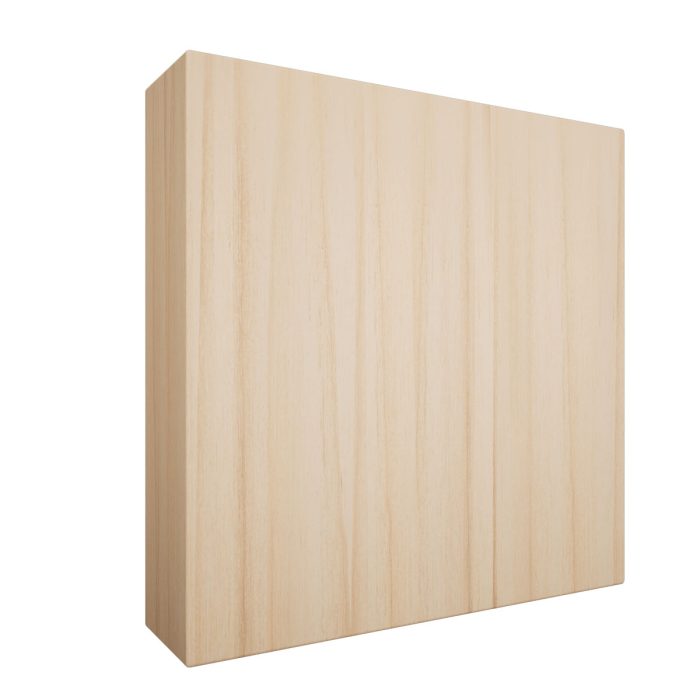 Ekena Millwork 3 3/4"W x 3 3/4"H x 7/8"P Americraft Solid Hardwood Stain Grade Standard Smooth Rosette with Squared Edge - Image 3