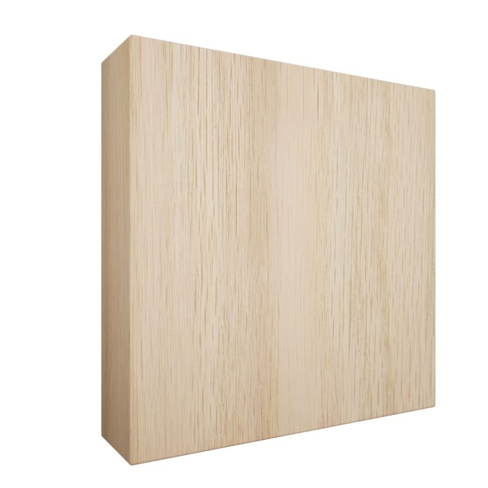 Ekena Millwork 3 3/4"W x 3 3/4"H x 7/8"P Americraft Solid Hardwood Stain Grade Standard Smooth Rosette with Squared Edge - Image 23