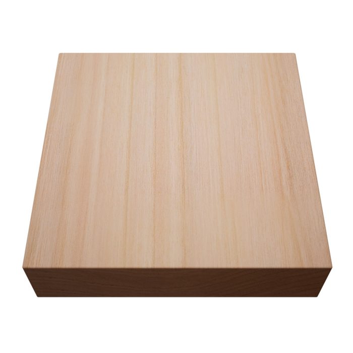 Ekena Millwork 3 3/4"W x 3 3/4"H x 7/8"P Americraft Solid Hardwood Stain Grade Standard Smooth Rosette with Squared Edge - Image 46