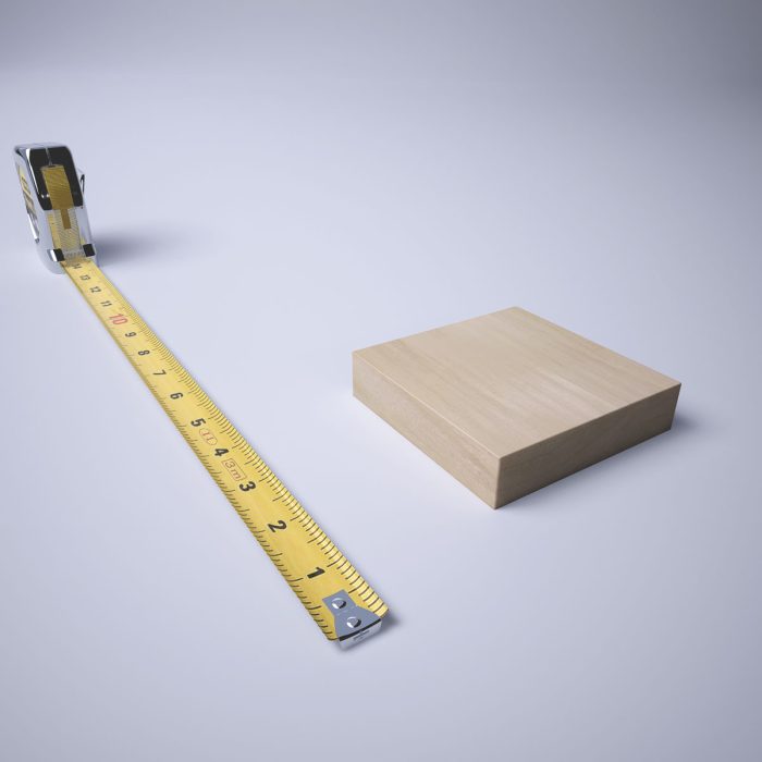 Ekena Millwork 3 3/4"W x 3 3/4"H x 7/8"P Americraft Solid Hardwood Stain Grade Standard Smooth Rosette with Squared Edge - Image 87