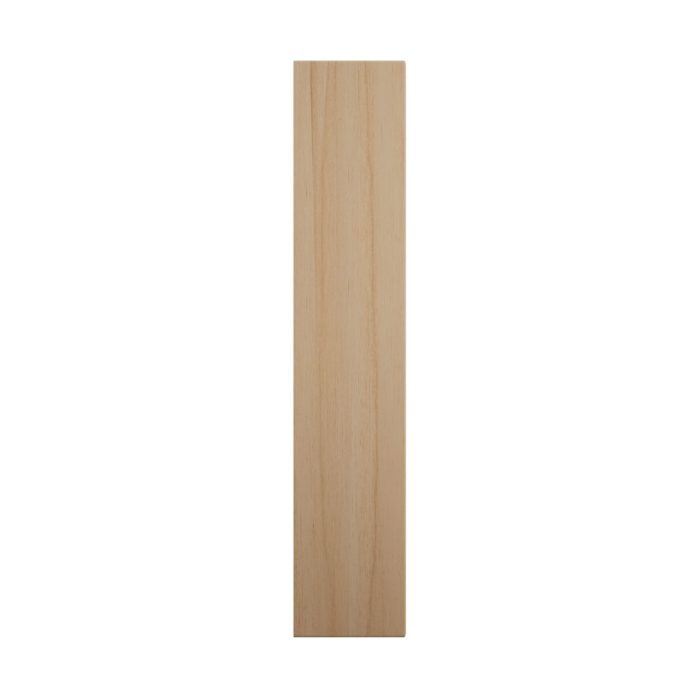 Ekena Millwork 4 1/2"W x 4 1/2"H x 7/8"P Americraft Solid Hardwood Stain Grade Standard Smooth Rosette with Squared Edge - Image 4