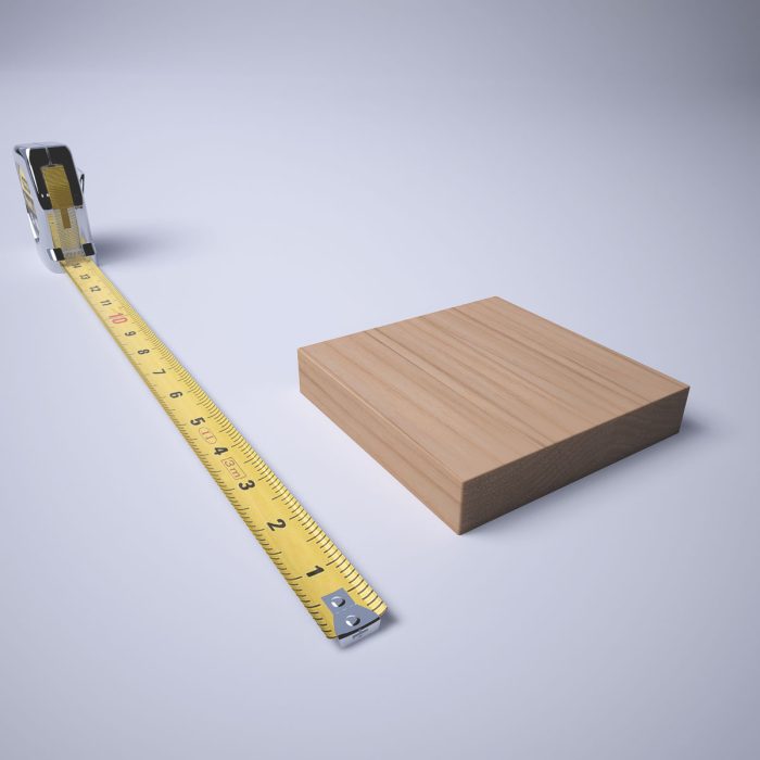 Ekena Millwork 4 1/2"W x 4 1/2"H x 7/8"P Americraft Solid Hardwood Stain Grade Standard Smooth Rosette with Squared Edge - Image 7