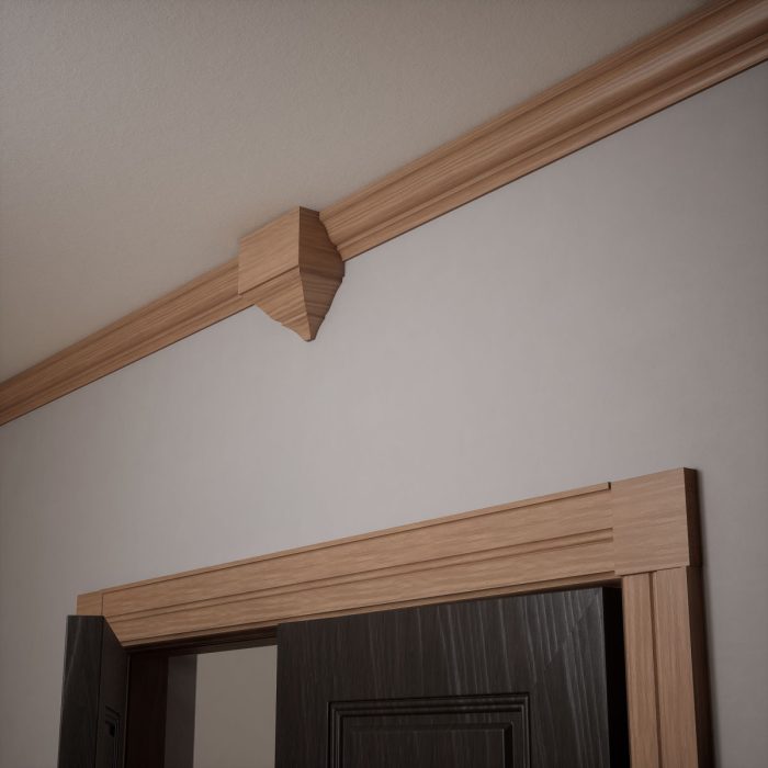 Ekena Millwork 4 1/2"W x 4 1/2"H x 7/8"P Americraft Solid Hardwood Stain Grade Standard Smooth Rosette with Squared Edge - Image 20