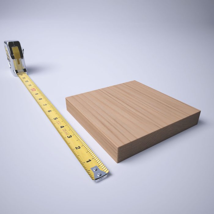 Ekena Millwork 5 1/2"W x 5 1/2"H x 7/8"P Americraft Solid Hardwood Stain Grade Standard Smooth Rosette with Squared Edge - Image 7