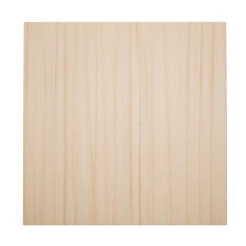 Americraft ROSSS6 Solid Grade Smooth Rosette Squared Edge