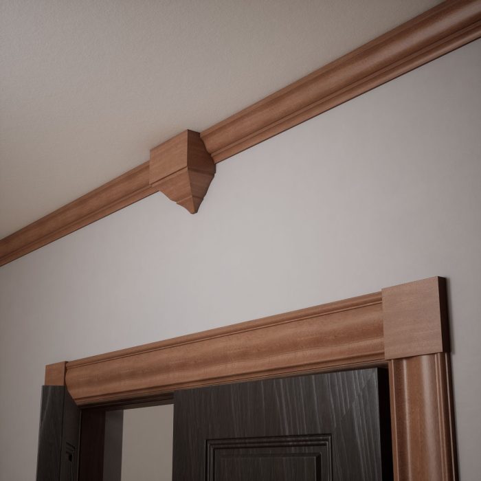 Ekena Millwork 5 1/2"W x 5 1/2"H x 7/8"P Americraft Solid Hardwood Stain Grade Standard Smooth Rosette with Squared Edge - Image 60