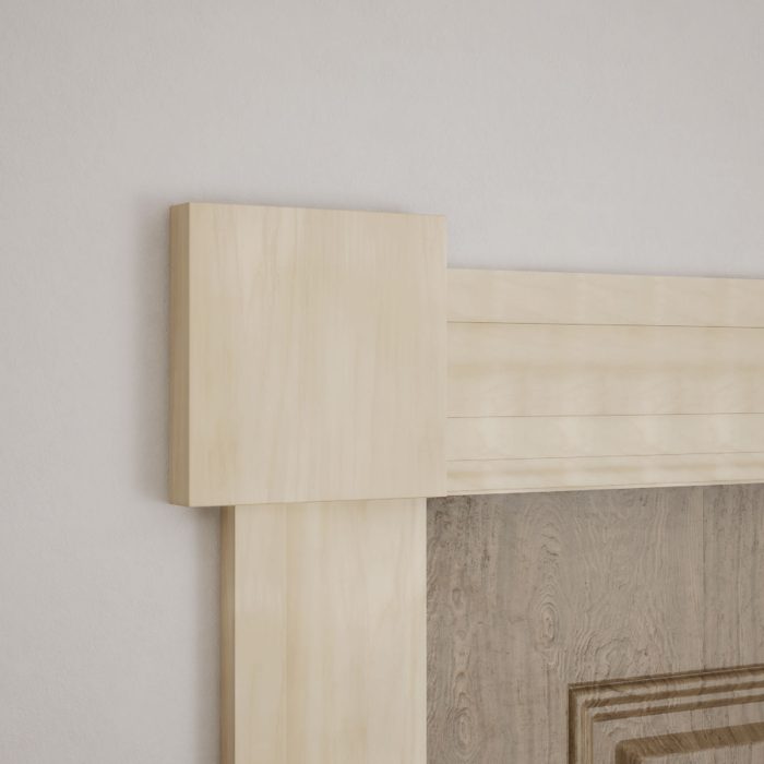 Ekena Millwork 5 1/2"W x 5 1/2"H x 7/8"P Americraft Solid Hardwood Stain Grade Standard Smooth Rosette with Squared Edge - Image 88