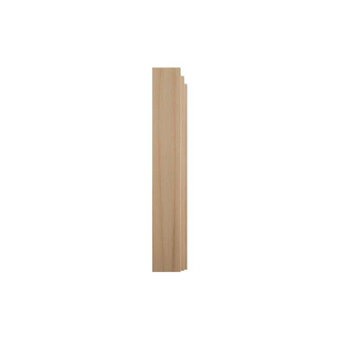 Ekena Millwork 2 1/2"W x 6 1/2"H x 1 1/8"P Americraft Solid Hardwood Stain Grade Smooth Plinth Block with Decorative Edge - Image 4