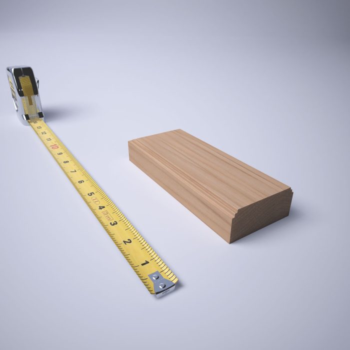 Ekena Millwork 2 1/2"W x 6 1/2"H x 1 1/8"P Americraft Solid Hardwood Stain Grade Smooth Plinth Block with Decorative Edge - Image 7