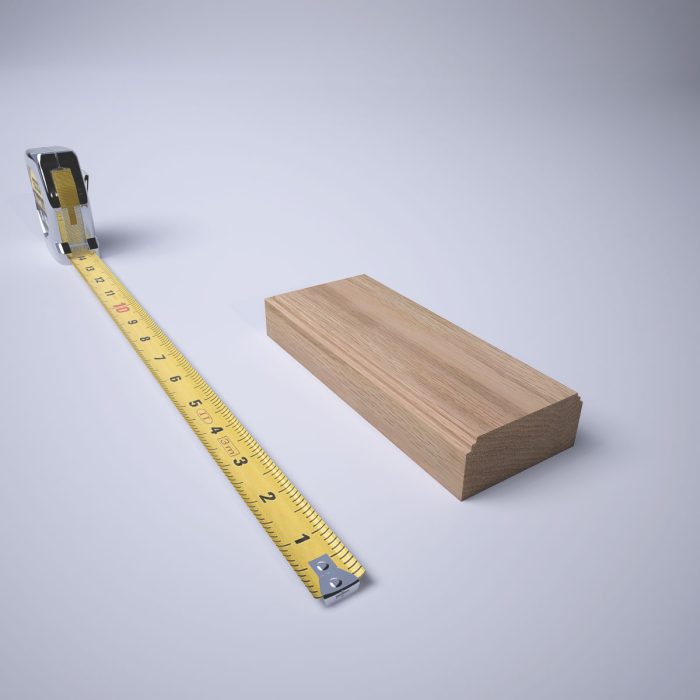 Ekena Millwork 2 1/2"W x 6 1/2"H x 1 1/8"P Americraft Solid Hardwood Stain Grade Smooth Plinth Block with Decorative Edge - Image 27