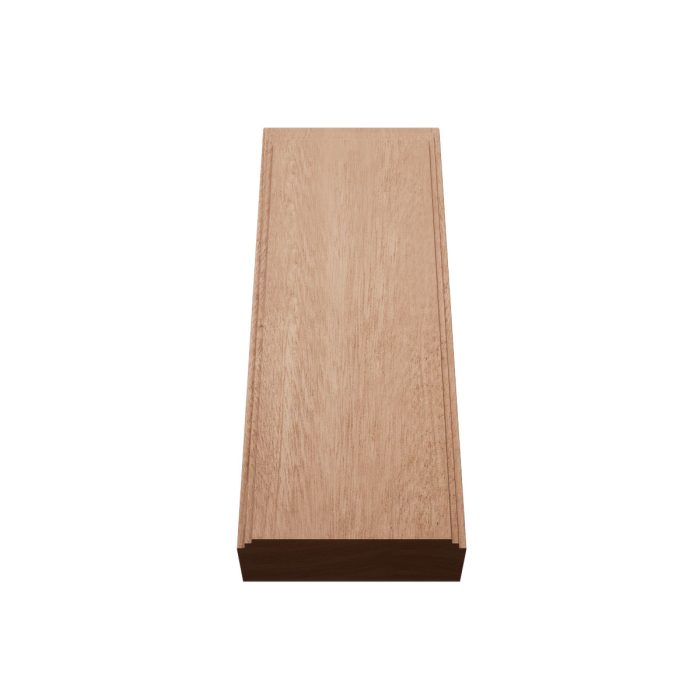 Ekena Millwork 2 1/2"W x 6 1/2"H x 1 1/8"P Americraft Solid Hardwood Stain Grade Smooth Plinth Block with Decorative Edge - Image 55
