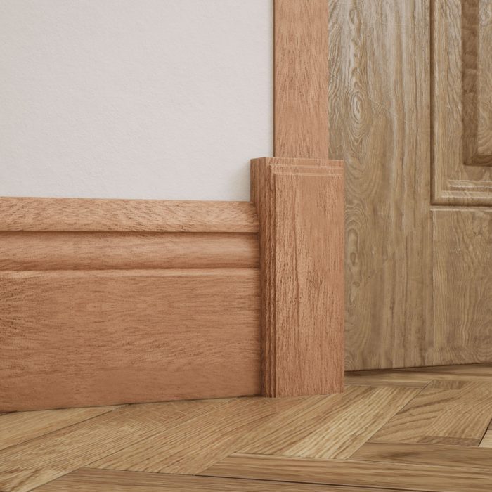 Ekena Millwork 2 1/2"W x 6 1/2"H x 1 1/8"P Americraft Solid Hardwood Stain Grade Smooth Plinth Block with Decorative Edge - Image 57