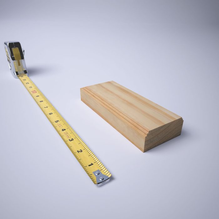 Ekena Millwork 2 1/2"W x 6 1/2"H x 1 1/8"P Americraft Solid Hardwood Stain Grade Smooth Plinth Block with Decorative Edge - Image 66