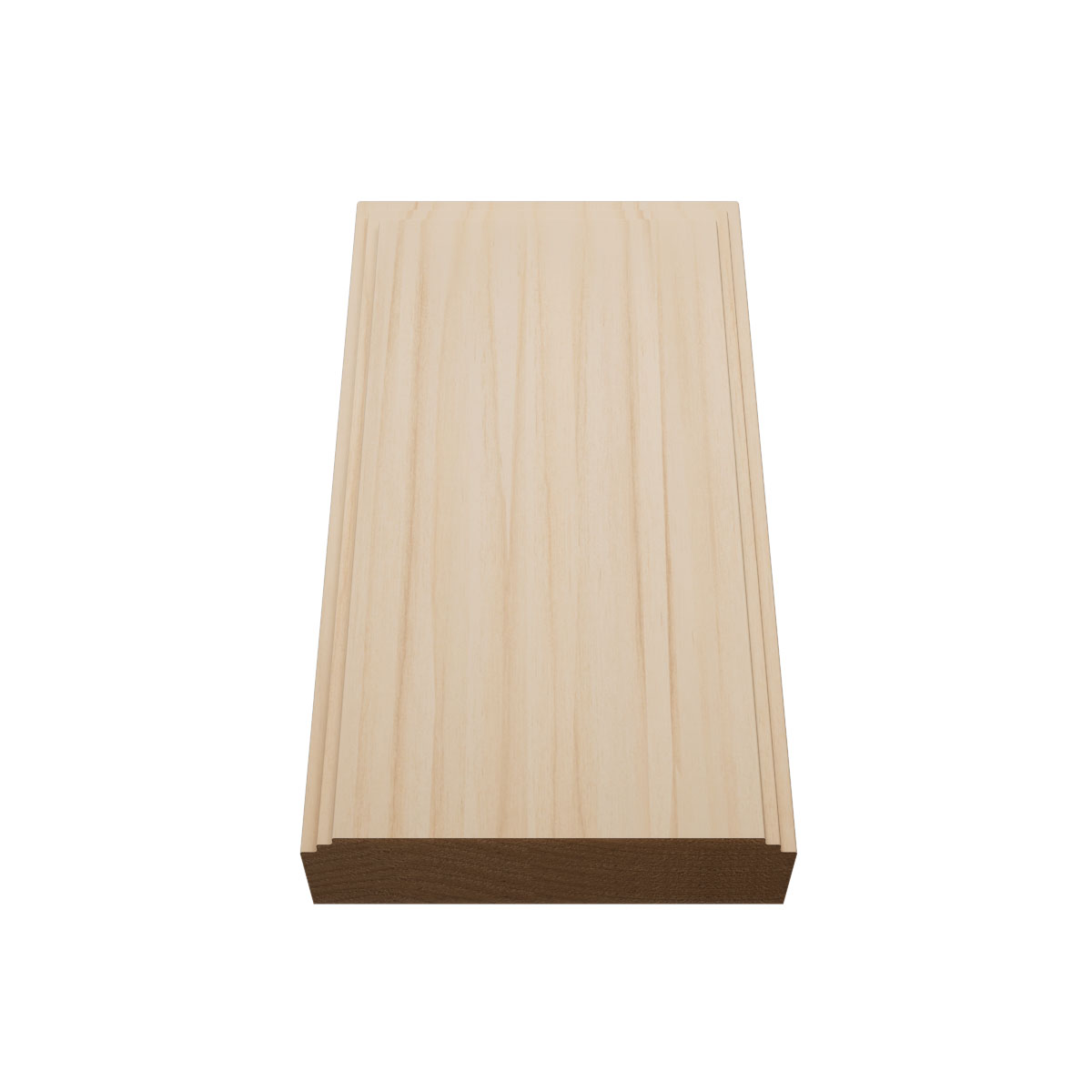 Ekena Millwork 3 1/2"W x 6 1/2"H x 1 1/8"P Americraft Solid Hardwood Stain Grade Smooth Plinth Block with Decorative Edge - Image 6