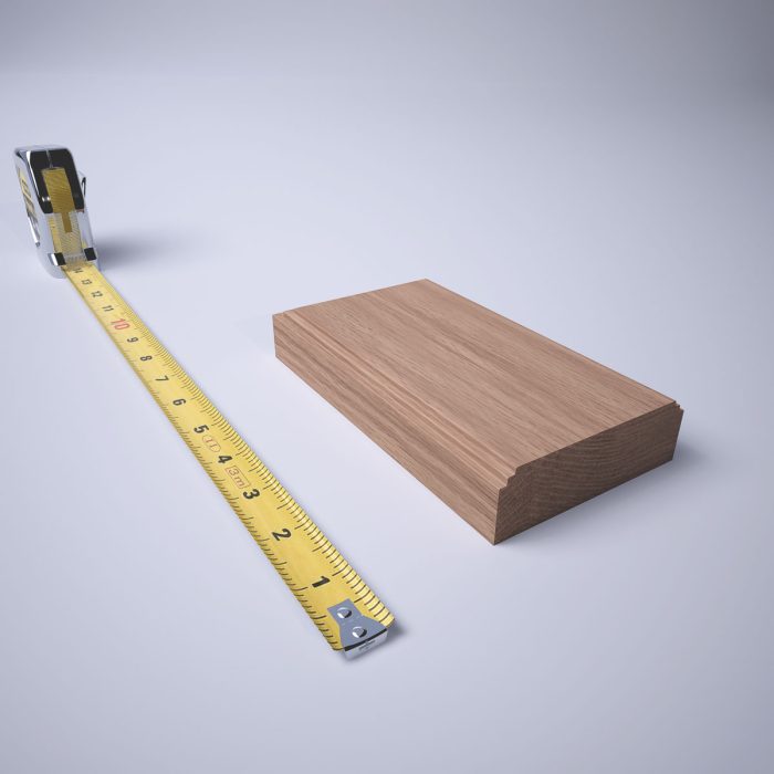 Ekena Millwork 3 1/2"W x 6 1/2"H x 1 1/8"P Americraft Solid Hardwood Stain Grade Smooth Plinth Block with Decorative Edge - Image 17