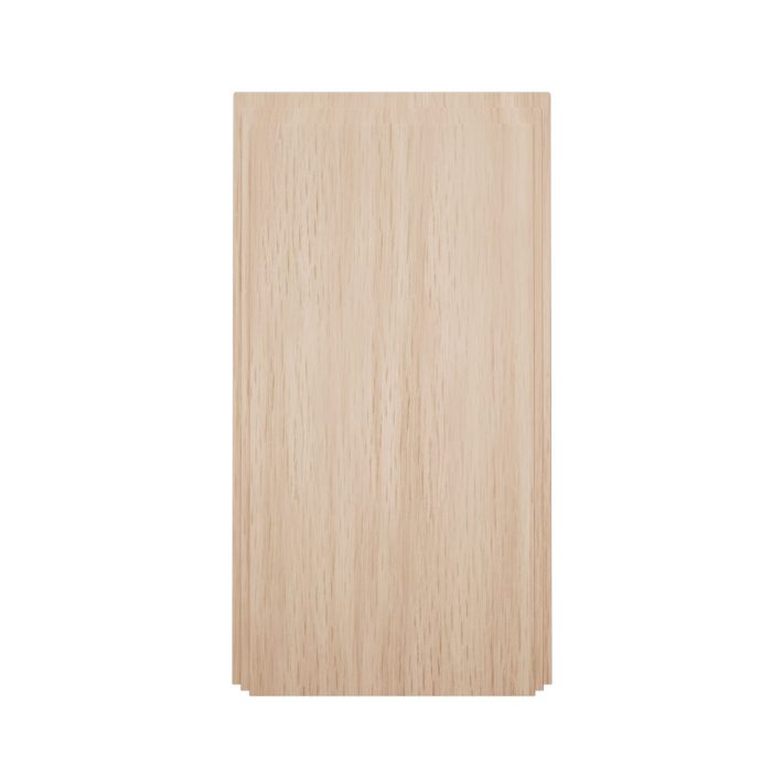 Ekena Millwork 3 1/2"W x 6 1/2"H x 1 1/8"P Americraft Solid Hardwood Stain Grade Smooth Plinth Block with Decorative Edge - Image 12