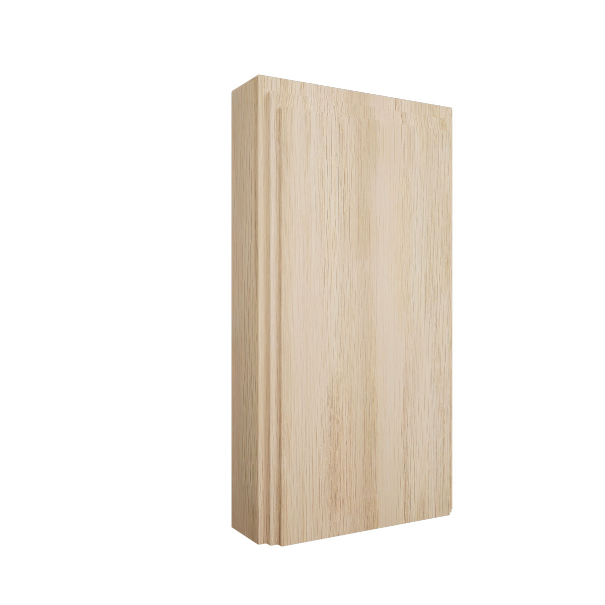 Ekena Millwork 3 1/2"W x 6 1/2"H x 1 1/8"P Americraft Solid Hardwood Stain Grade Smooth Plinth Block with Decorative Edge - Image 23