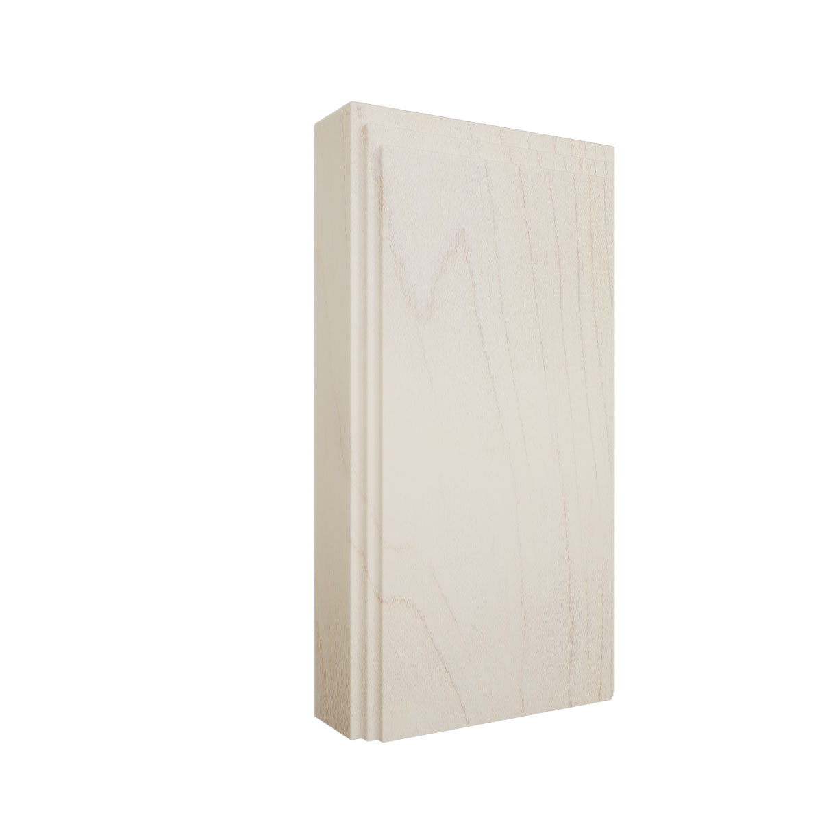 Ekena Millwork 3 1/2"W x 6 1/2"H x 1 1/8"P Americraft Solid Hardwood Stain Grade Smooth Plinth Block with Decorative Edge - Image 33