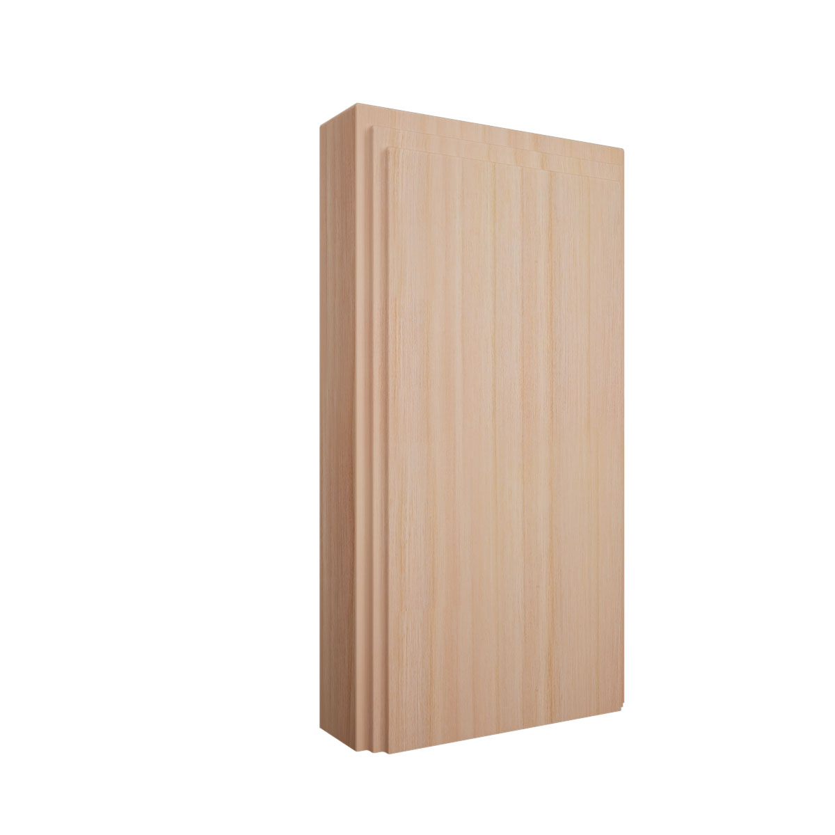 Ekena Millwork 3 1/2"W x 6 1/2"H x 1 1/8"P Americraft Solid Hardwood Stain Grade Smooth Plinth Block with Decorative Edge - Image 43