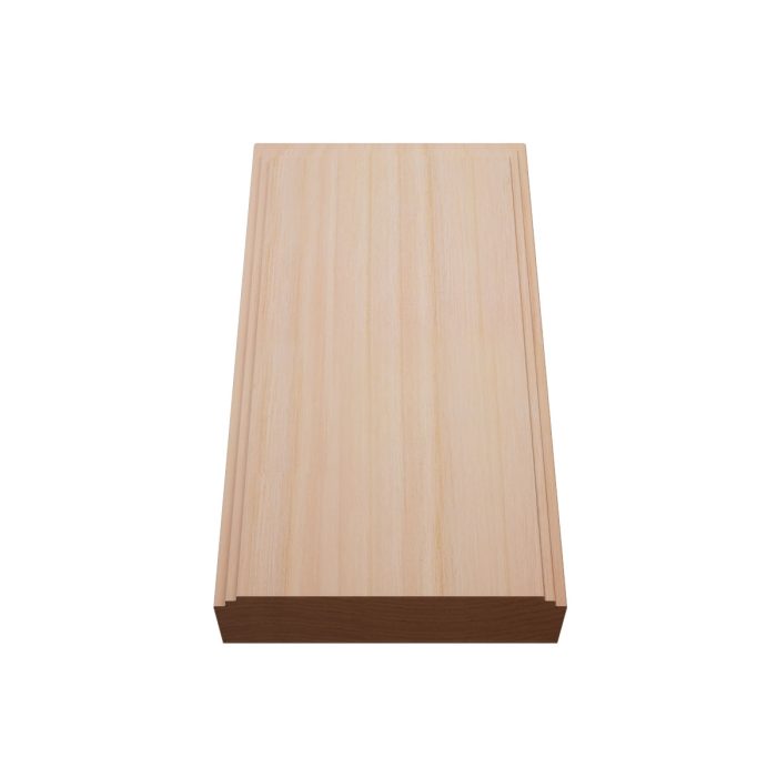 Ekena Millwork 3 1/2"W x 6 1/2"H x 1 1/8"P Americraft Solid Hardwood Stain Grade Smooth Plinth Block with Decorative Edge - Image 46