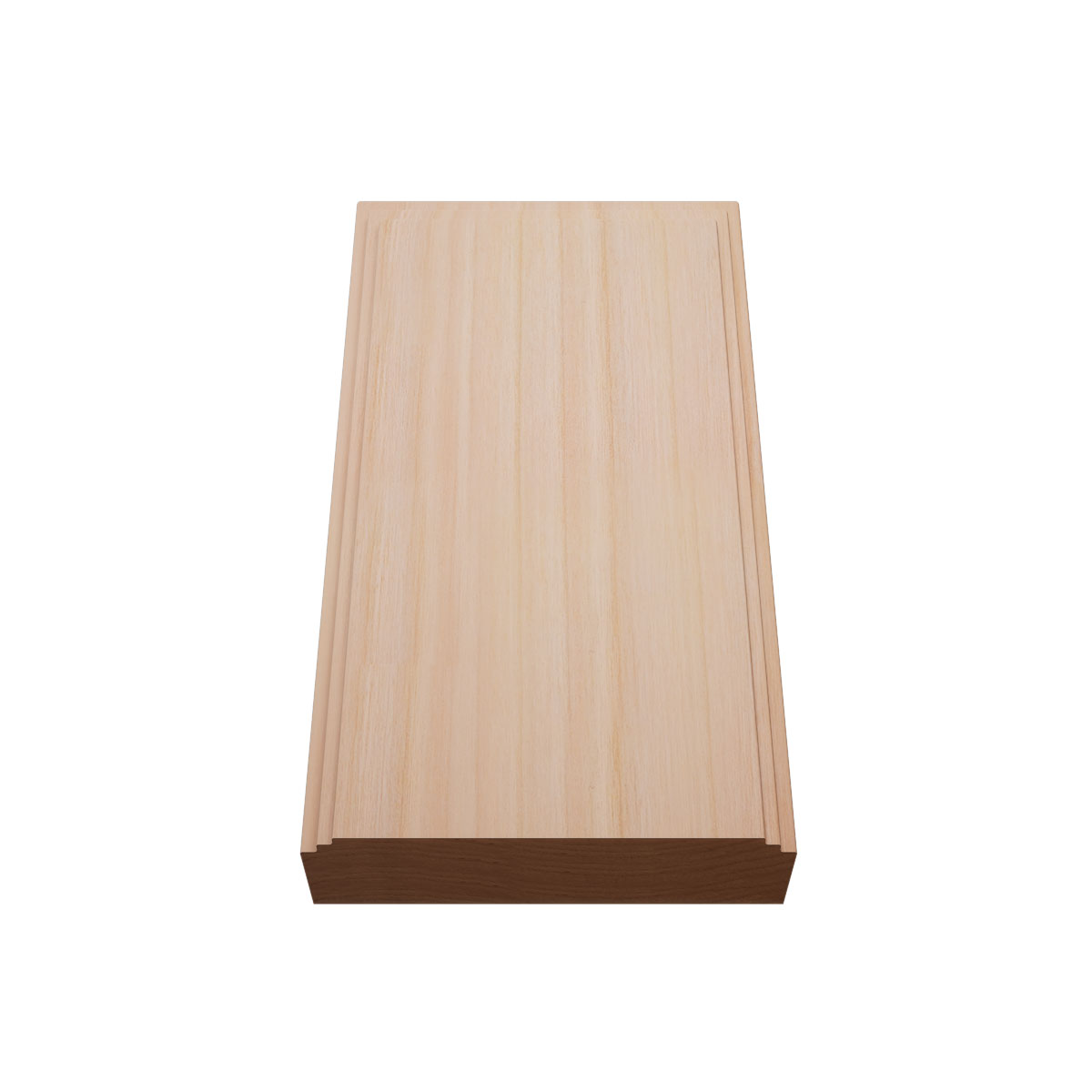 Ekena Millwork 3 1/2"W x 6 1/2"H x 1 1/8"P Americraft Solid Hardwood Stain Grade Smooth Plinth Block with Decorative Edge - Image 46