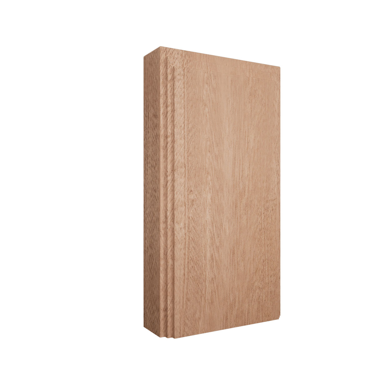 Ekena Millwork 3 1/2"W x 6 1/2"H x 1 1/8"P Americraft Solid Hardwood Stain Grade Smooth Plinth Block with Decorative Edge - Image 53