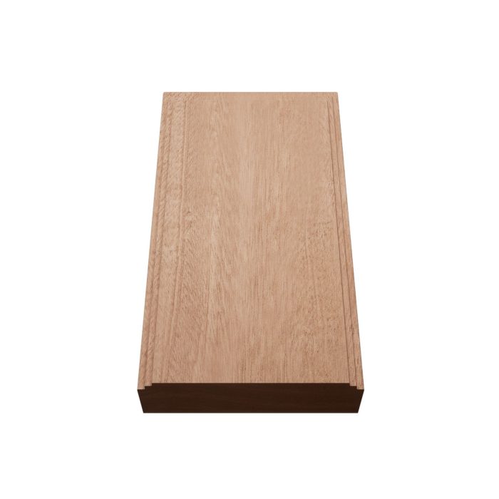 Ekena Millwork 3 1/2"W x 6 1/2"H x 1 1/8"P Americraft Solid Hardwood Stain Grade Smooth Plinth Block with Decorative Edge - Image 56