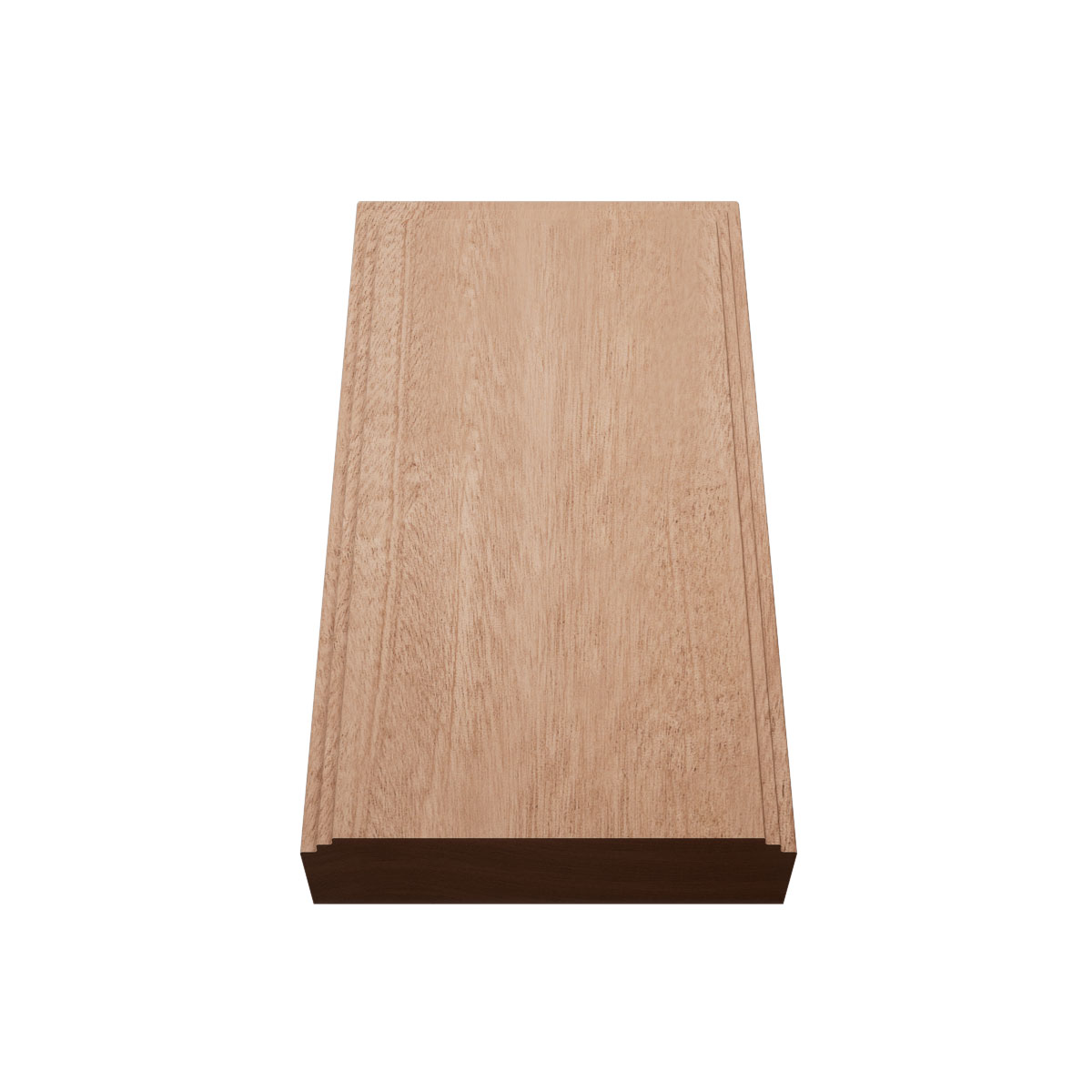 Ekena Millwork 3 1/2"W x 6 1/2"H x 1 1/8"P Americraft Solid Hardwood Stain Grade Smooth Plinth Block with Decorative Edge - Image 56