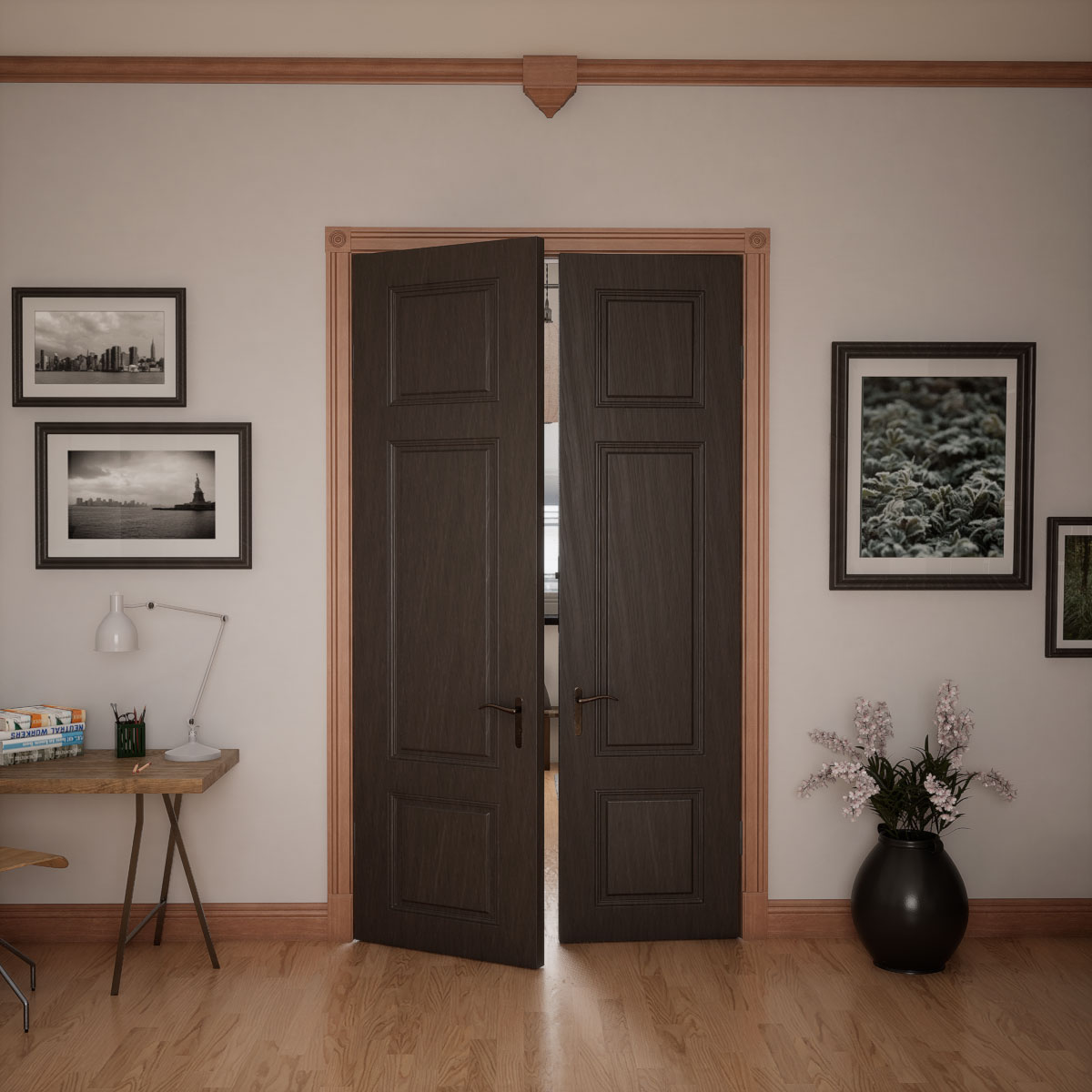 Ekena Millwork 3 1/2"W x 6 1/2"H x 1 1/8"P Americraft Solid Hardwood Stain Grade Smooth Plinth Block with Decorative Edge - Image 59