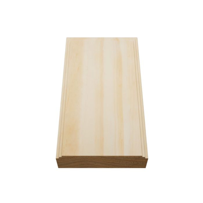 Ekena Millwork 3 1/2"W x 6 1/2"H x 1 1/8"P Americraft Solid Hardwood Stain Grade Smooth Plinth Block with Decorative Edge - Image 66