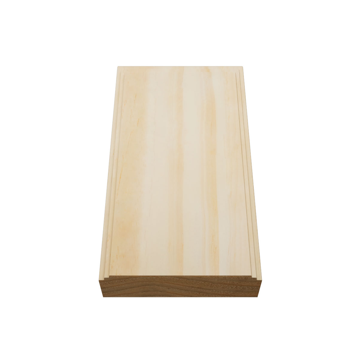 Ekena Millwork 3 1/2"W x 6 1/2"H x 1 1/8"P Americraft Solid Hardwood Stain Grade Smooth Plinth Block with Decorative Edge - Image 66