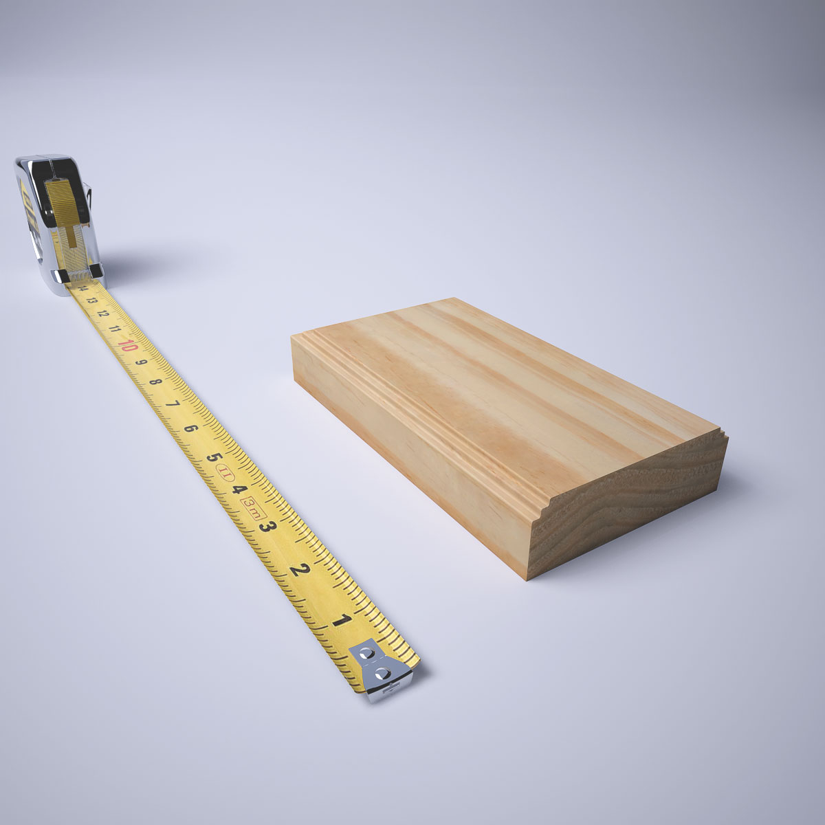 Ekena Millwork 3 1/2"W x 6 1/2"H x 1 1/8"P Americraft Solid Hardwood Stain Grade Smooth Plinth Block with Decorative Edge - Image 67