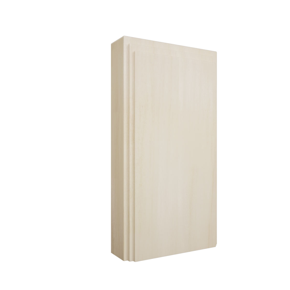 Ekena Millwork 3 1/2"W x 6 1/2"H x 1 1/8"P Americraft Solid Hardwood Stain Grade Smooth Plinth Block with Decorative Edge - Image 83