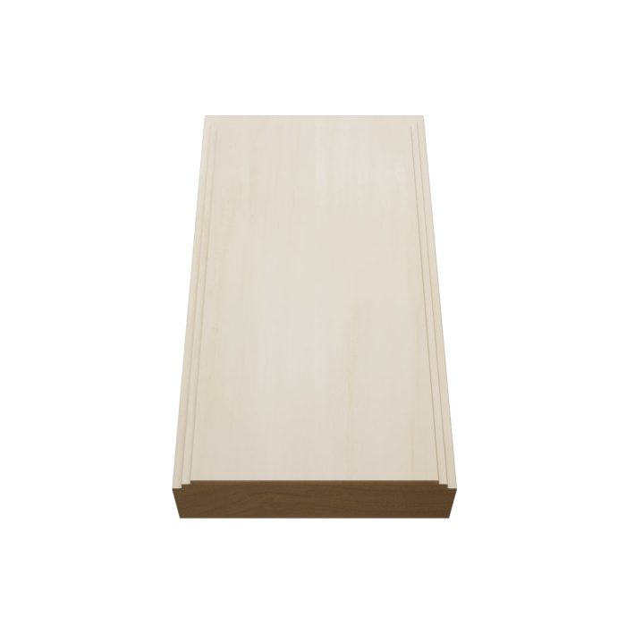 Ekena Millwork 3 1/2"W x 6 1/2"H x 1 1/8"P Americraft Solid Hardwood Stain Grade Smooth Plinth Block with Decorative Edge - Image 86