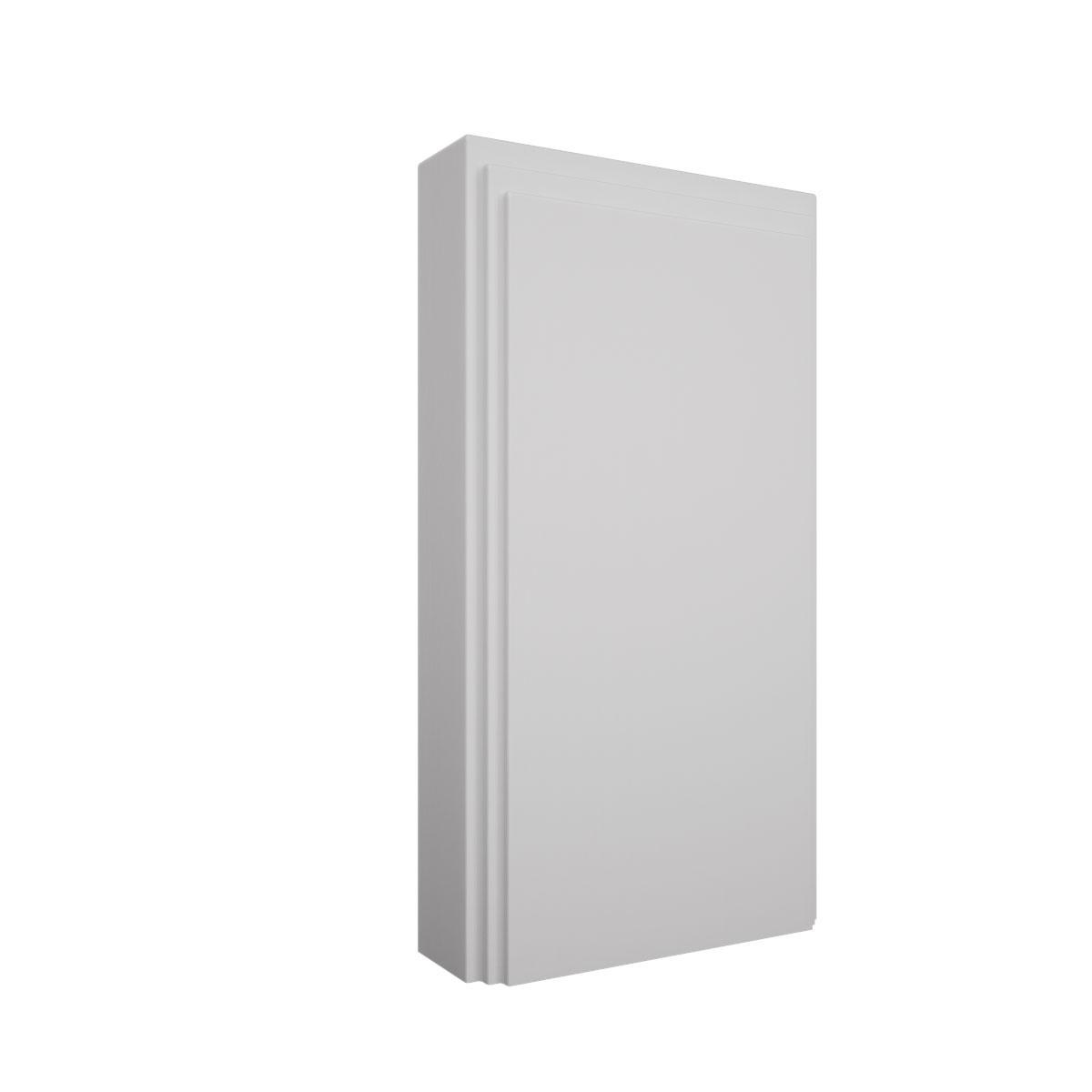 Ekena Millwork 3 1/2"W x 6 1/2"H x 1 1/8"P Americraft Solid Hardwood Stain Grade Smooth Plinth Block with Decorative Edge - Image 93