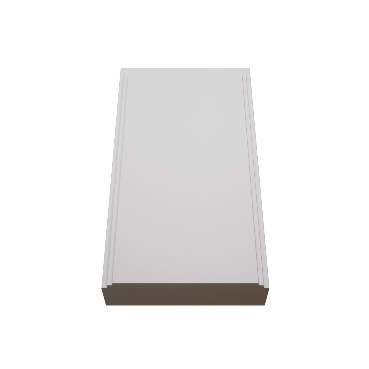 Ekena Millwork 3 1/2"W x 6 1/2"H x 1 1/8"P Americraft Solid Hardwood Stain Grade Smooth Plinth Block with Decorative Edge - Image 96