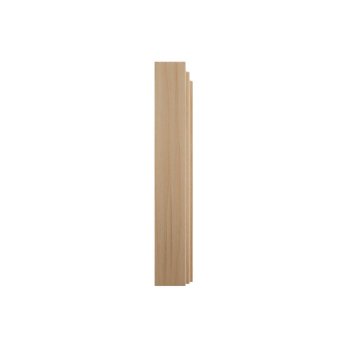 Ekena Millwork 3 3/4"W x 6 1/2"H x 1 1/8"P Americraft Solid Hardwood Stain Grade Smooth Plinth Block with Decorative Edge - Image 5