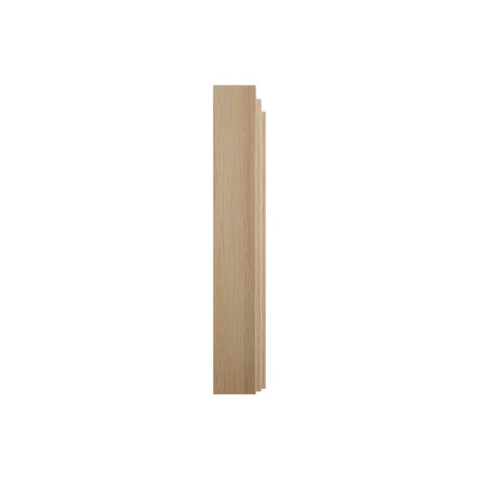 Ekena Millwork 3 3/4"W x 6 1/2"H x 1 1/8"P Americraft Solid Hardwood Stain Grade Smooth Plinth Block with Decorative Edge - Image 25
