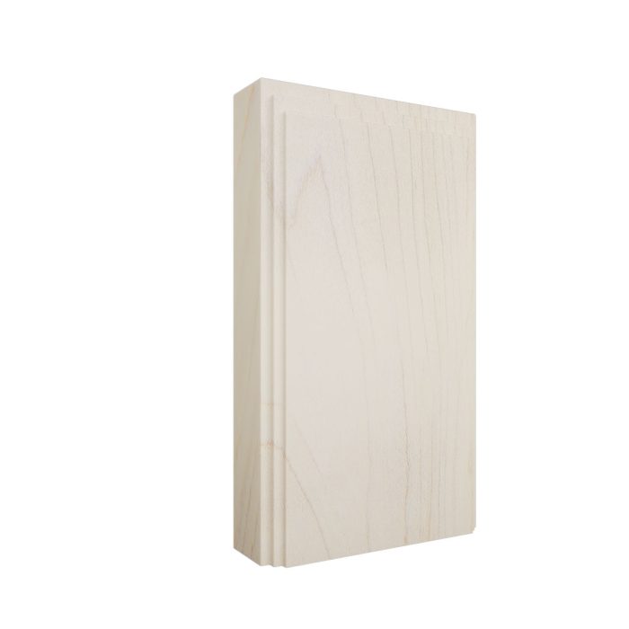 Ekena Millwork 3 3/4"W x 6 1/2"H x 1 1/8"P Americraft Solid Hardwood Stain Grade Smooth Plinth Block with Decorative Edge - Image 33