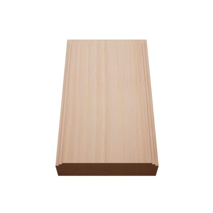 Ekena Millwork 3 3/4"W x 6 1/2"H x 1 1/8"P Americraft Solid Hardwood Stain Grade Smooth Plinth Block with Decorative Edge - Image 45