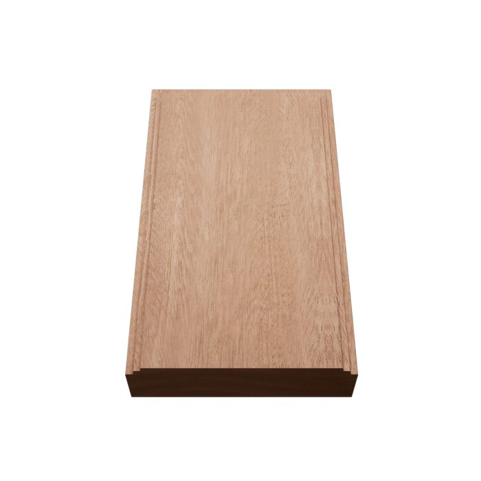 Ekena Millwork 3 3/4"W x 6 1/2"H x 1 1/8"P Americraft Solid Hardwood Stain Grade Smooth Plinth Block with Decorative Edge - Image 55