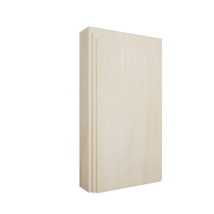 Ekena Millwork 3 3/4"W x 6 1/2"H x 1 1/8"P Americraft Solid Hardwood Stain Grade Smooth Plinth Block with Decorative Edge - Image 82